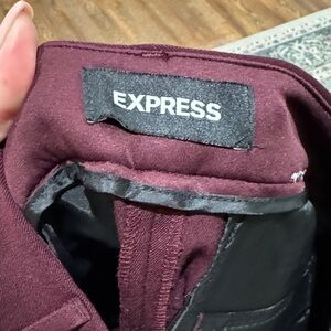 Express Rich Burgundy Blazer